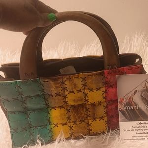 Jamaican wooden bag